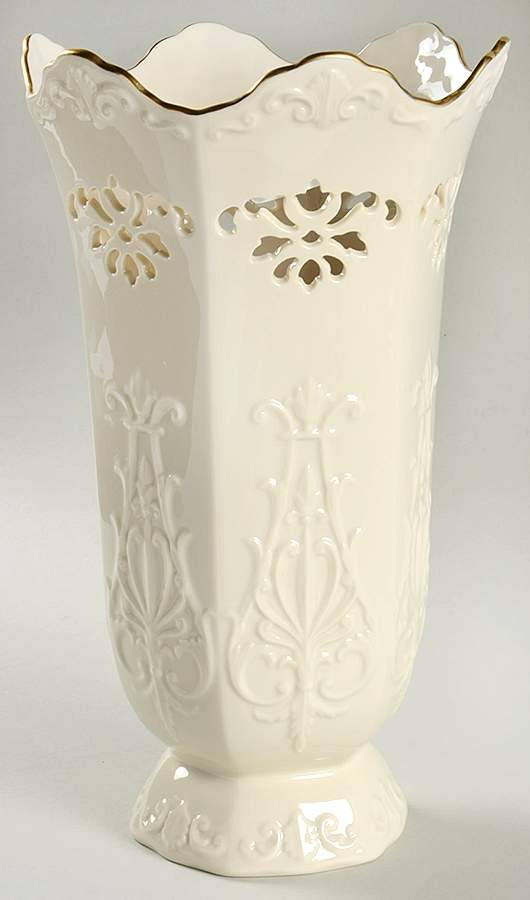 Langtry Collection 12" Pierced Vase by Lenox-1