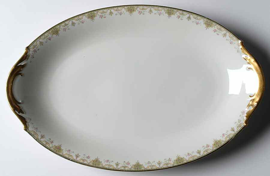 LEG40 16" Oval Serving Platter by F Legrand & Cie-1