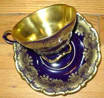 LND6 Footed Cup & Saucer Set by Lindner-1