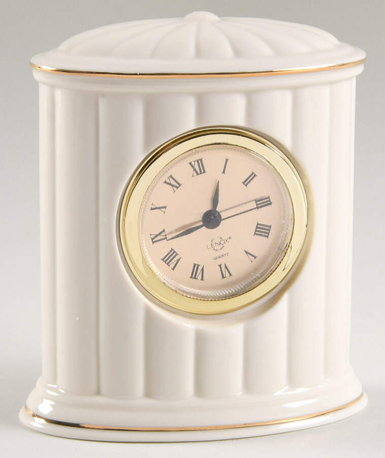 Timely Traditions Paradigm Fluted Clock by Lenox-1