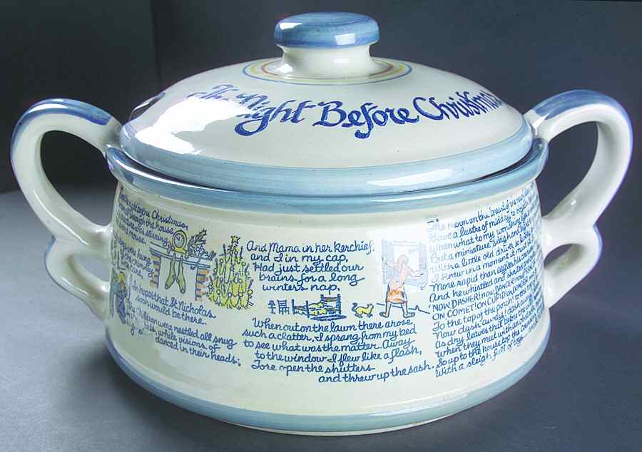 The Night Before Christmas Beverage Crock & Lid by Louisville-1