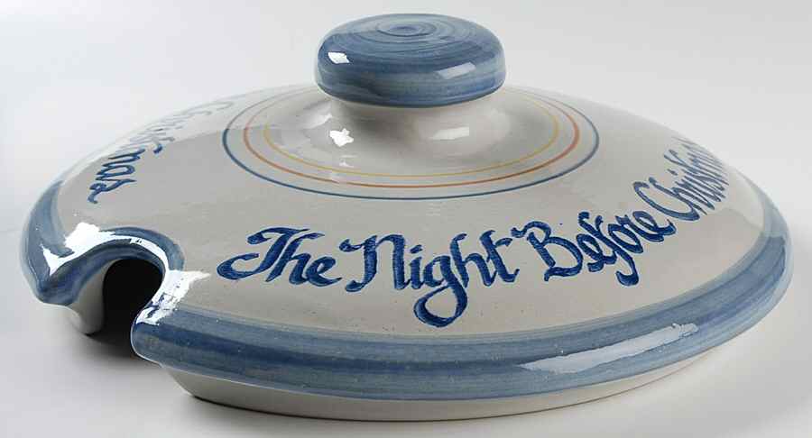 The Night Before Christmas Lid for Beverage Crock by Louisville-1