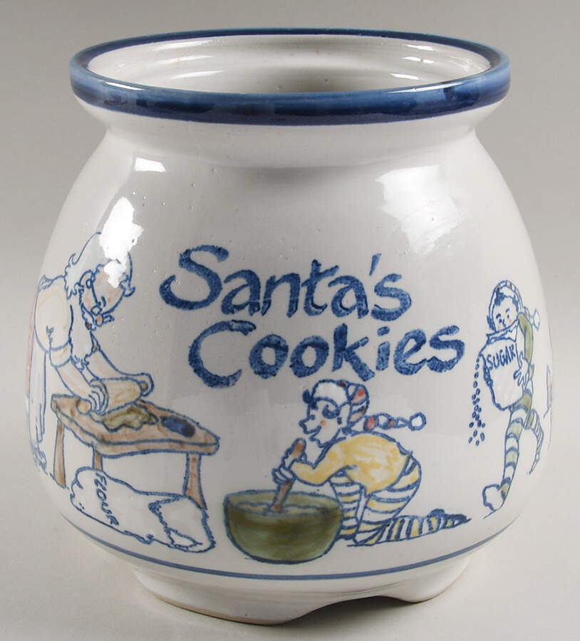 Cookies For Santa Collection Cookie Jar No Lid by Louisville-1
