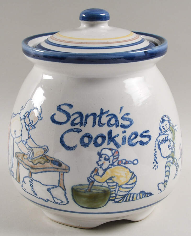 Cookies For Santa Collection Cookie Jar & Lid by Louisville-1