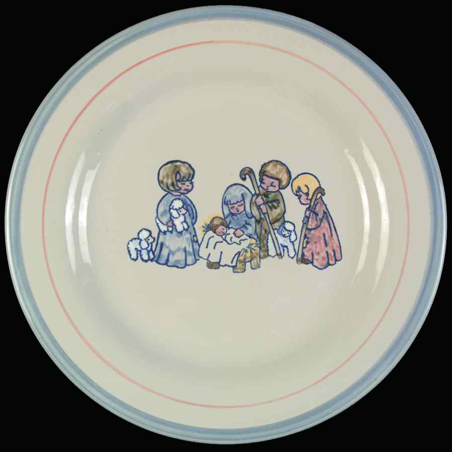 Manger Pattern Dinner Plate by Louisville-1