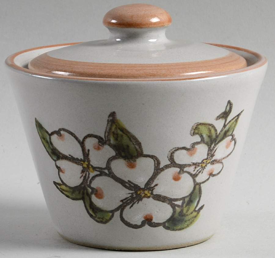 Dogwood Sugar Bowl & Lid by Louisville-1