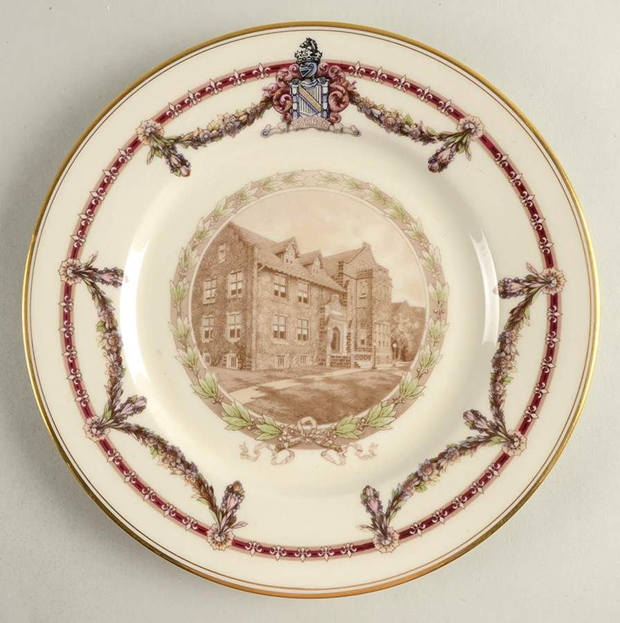 Lafayette College Dinner Plate by Lamberton-1
