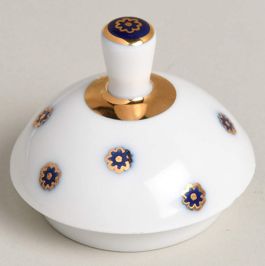Russian Domes Lid for Sugar Bowl by Lomonosov-1
