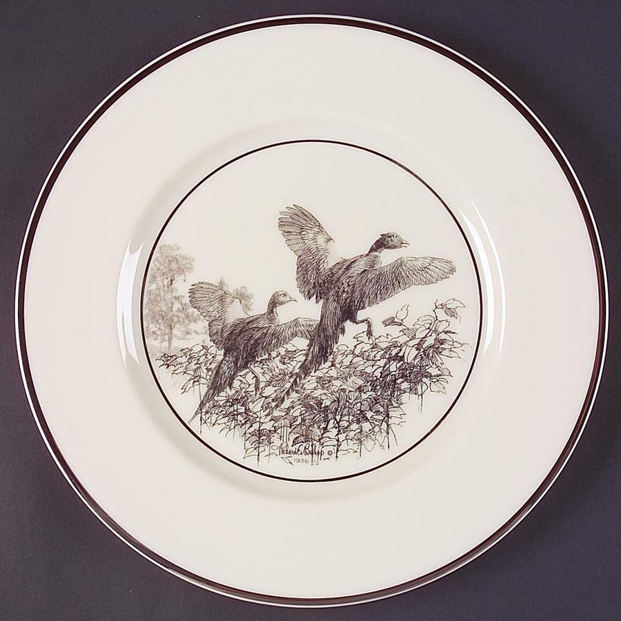 Wild Game Birds Dinner Plate by Lenox-1