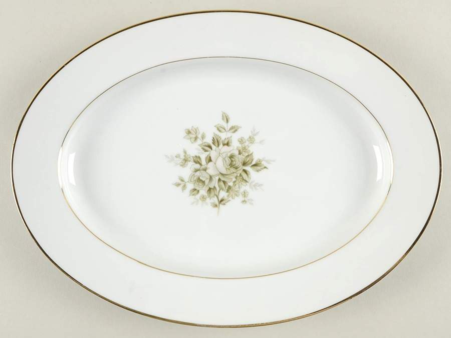 Rosina 12" Oval Serving Platter by Linden-1