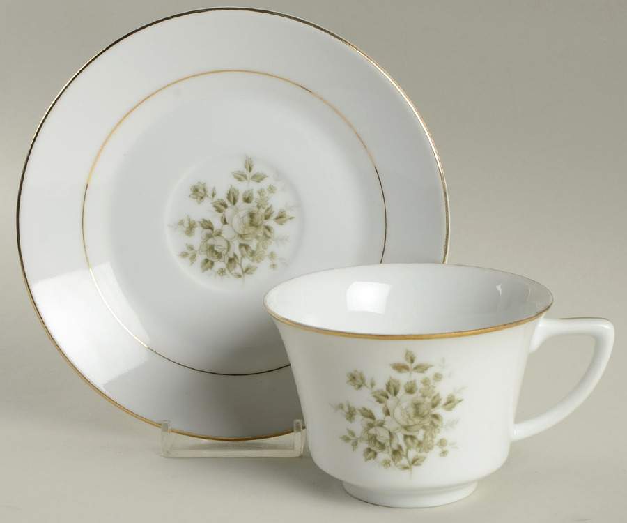 Rosina Flat Cup & Saucer Set by Linden-1