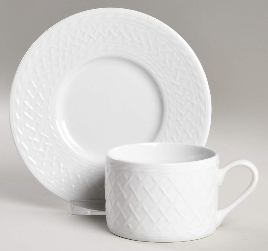 LNN20 Flat Cup & Saucer Set by Lynn's China-1