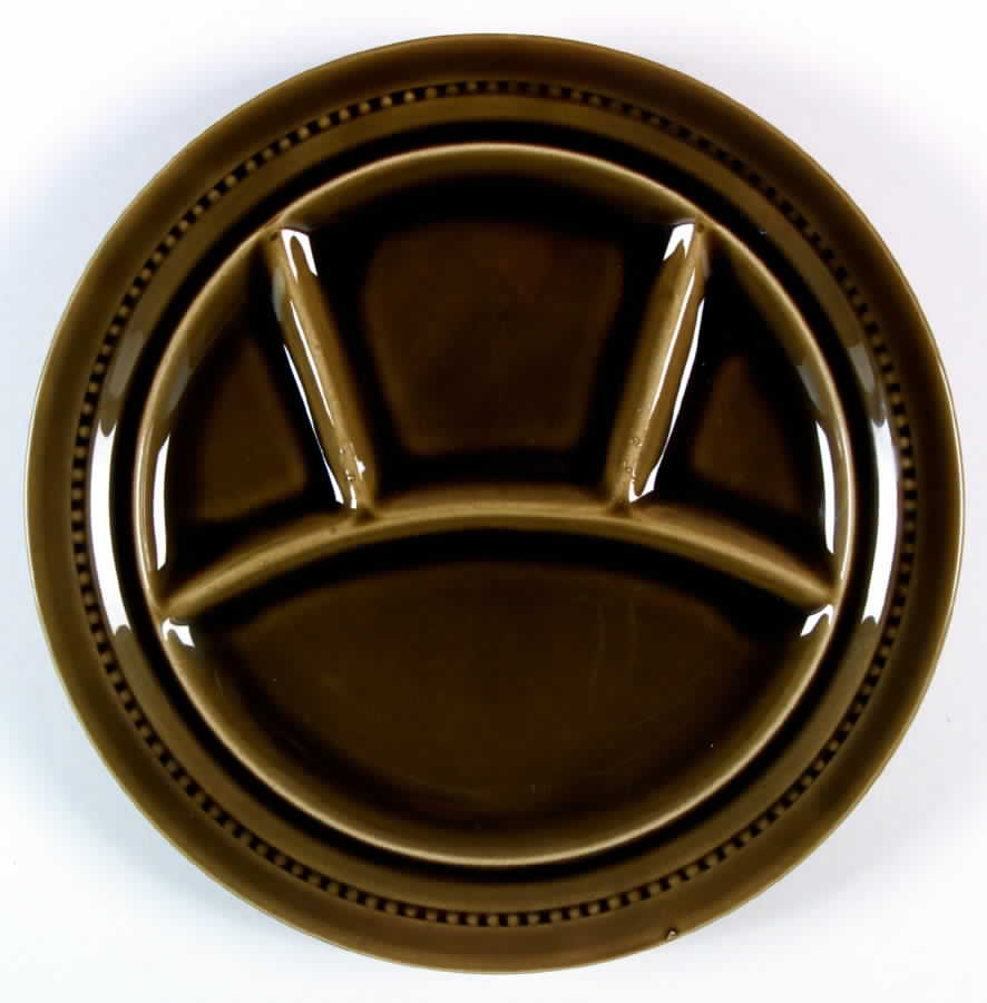 Traditional Green Fondue Plate by Luneville-1