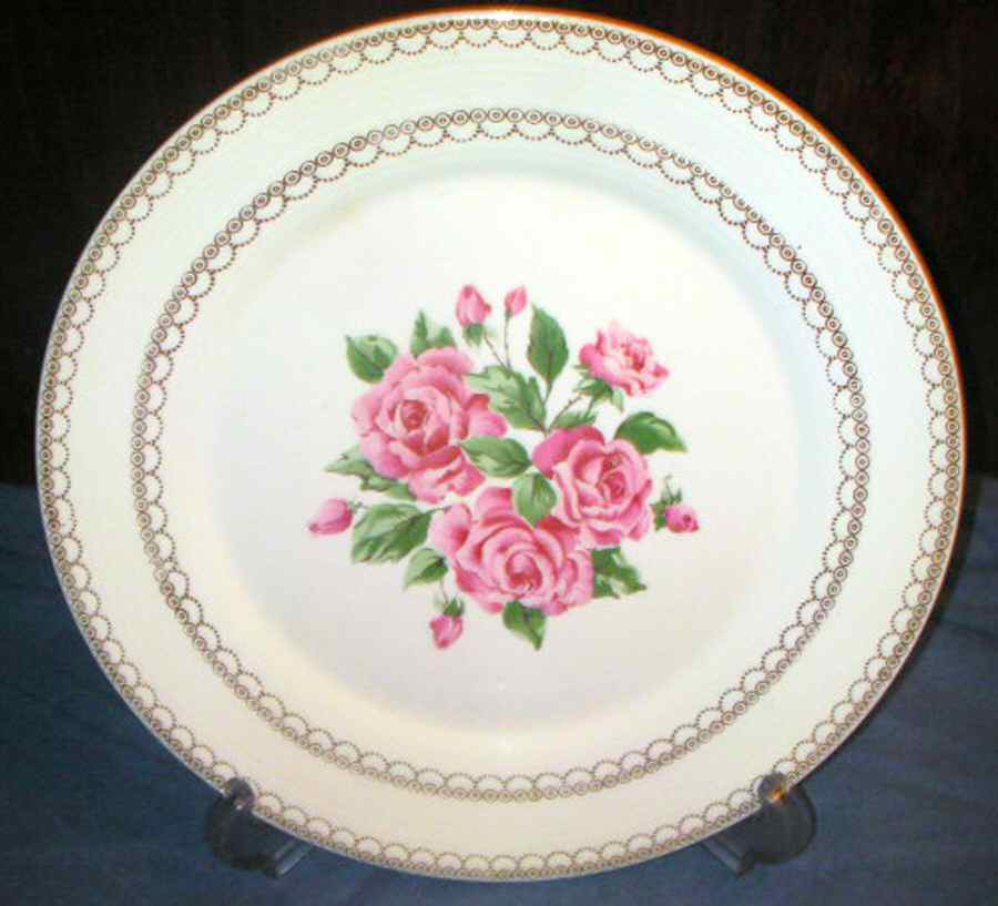 Bouquet Dinner Plate by Limoges-American-1
