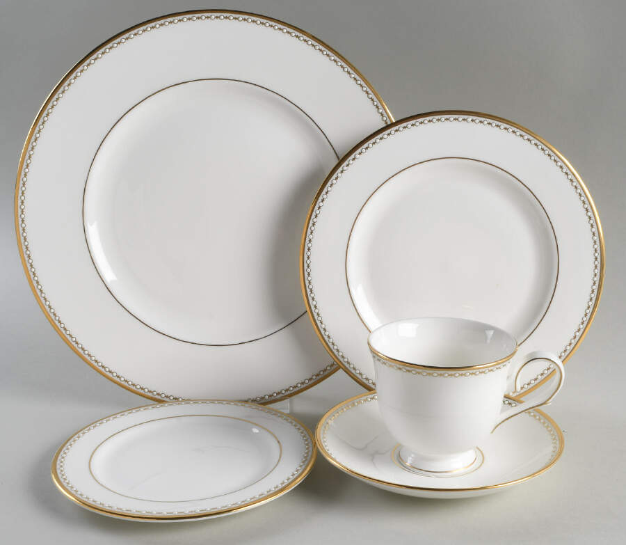 Pearl Gold 5 Piece Place Setting by Lenox-1