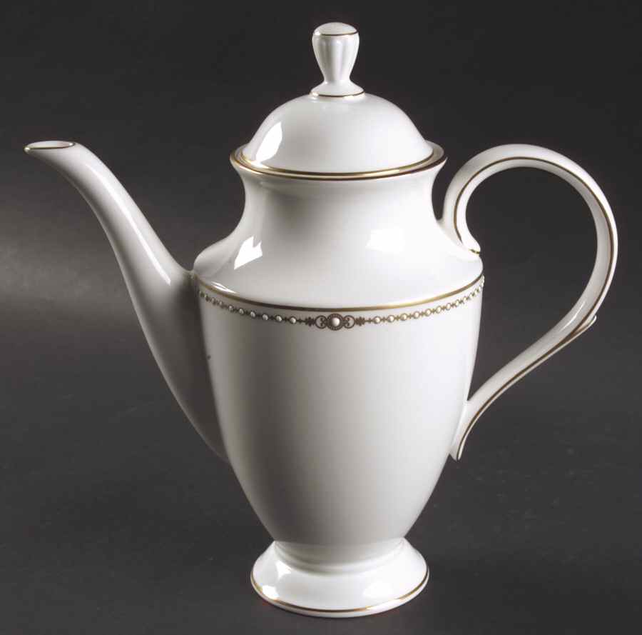 Pearl Gold Coffee Pot & Lid by Lenox-1