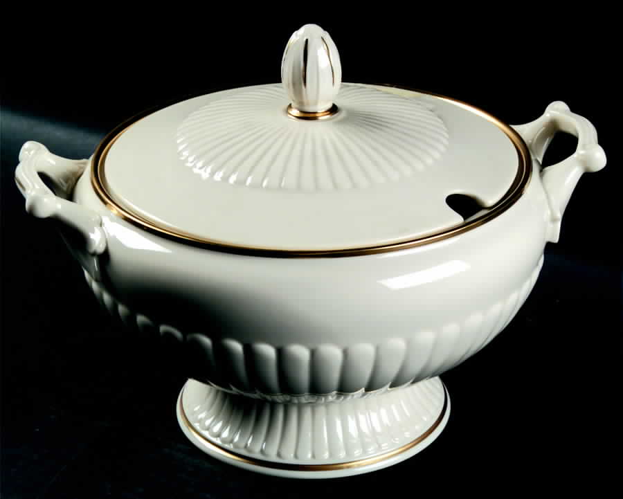 Georgian Tureen Collection (Gold) Tureen &  Lid by Lenox-1