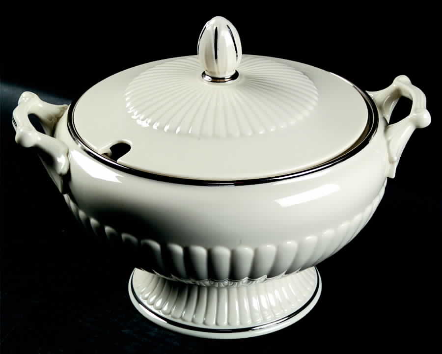 Georgian Tureen Collection (Platinum) Tureen &  Lid by Lenox-1