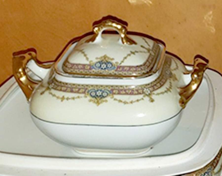 RYE40 Sugar Bowl & Lid by Royale (France)-1
