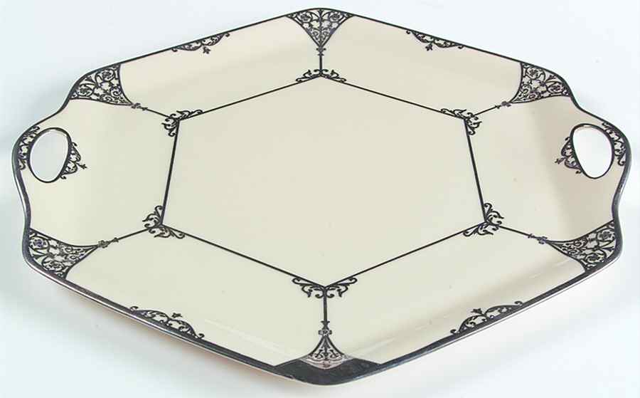 Centennial Sterling Silver Handled Cake Plate by Lenox-1