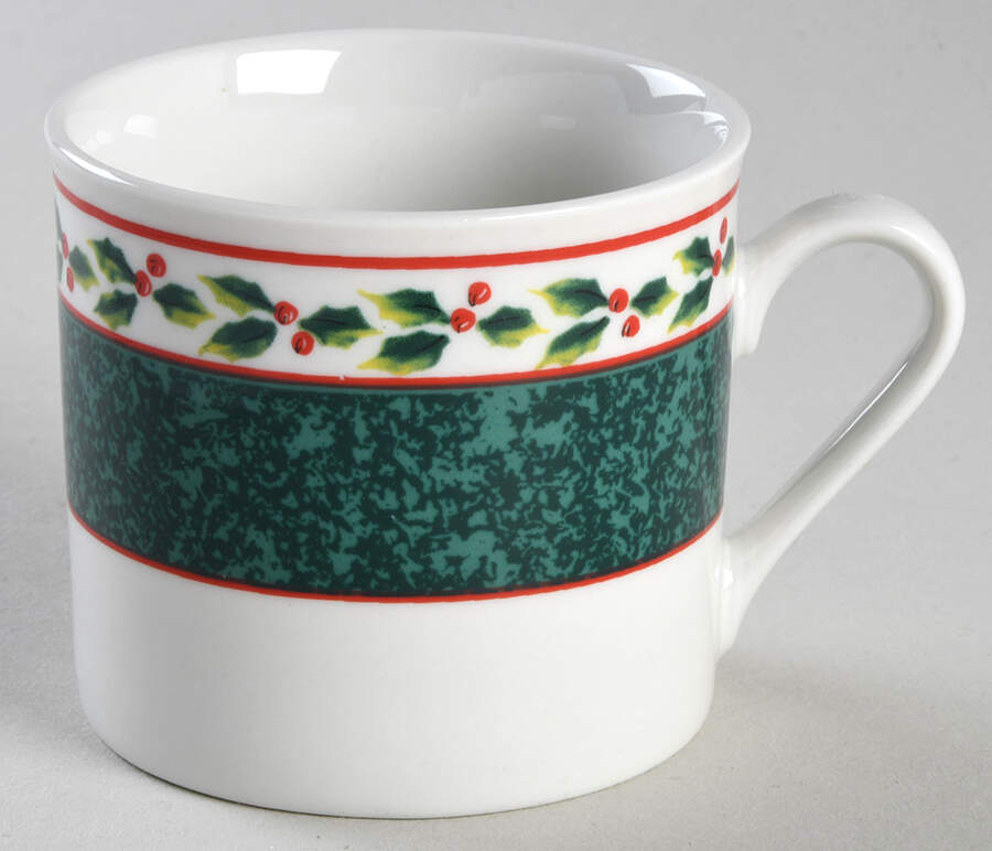 Christmastide Flat Cup by Lynn's China-1