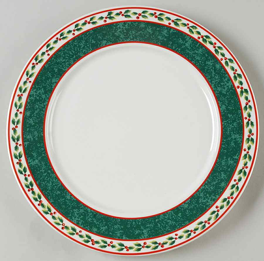 Christmastide Dinner Plate by Lynn's China-1