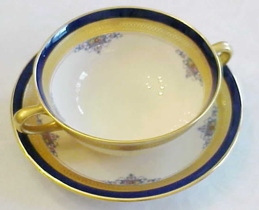 Z36 Flat Cream Soup Bowl & Saucer Set by Lenox-1