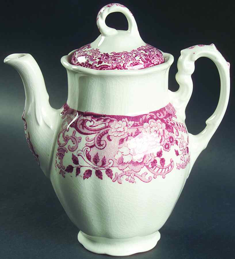 202 Rosa Coffee Pot & Lid by La Cartuja de Sevill-1