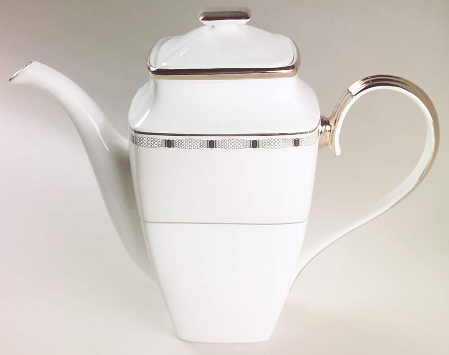 Soiree Square Coffee Pot & Lid by Lenox-1