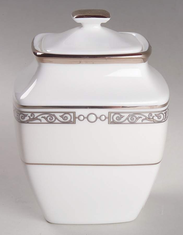 Grand Affair Square Sugar Bowl & Lid by Lenox-1