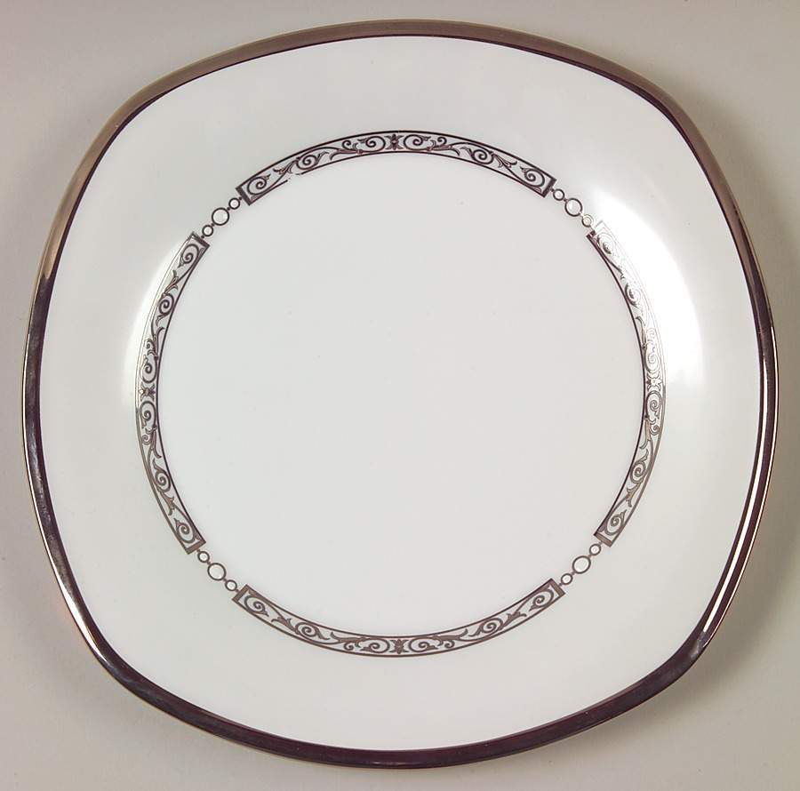 Grand Affair Square Salad Plate by Lenox-1