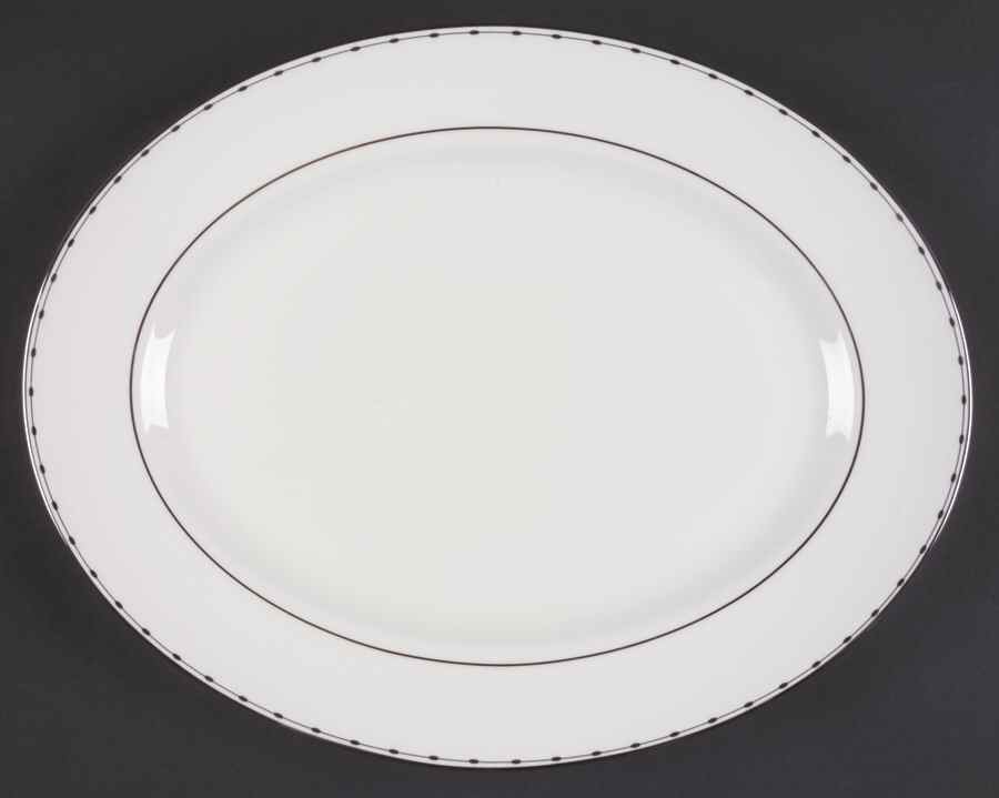 Grand Central 13" Oval Serving Platter by Lenox-1