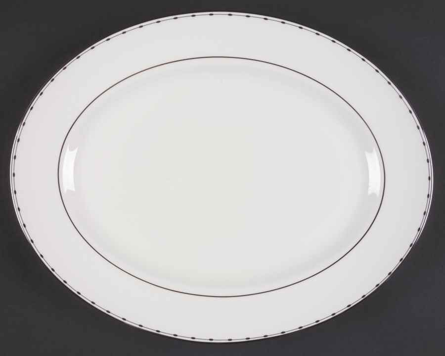 Grand Central 13" Oval Serving Platter by Lenox-1
