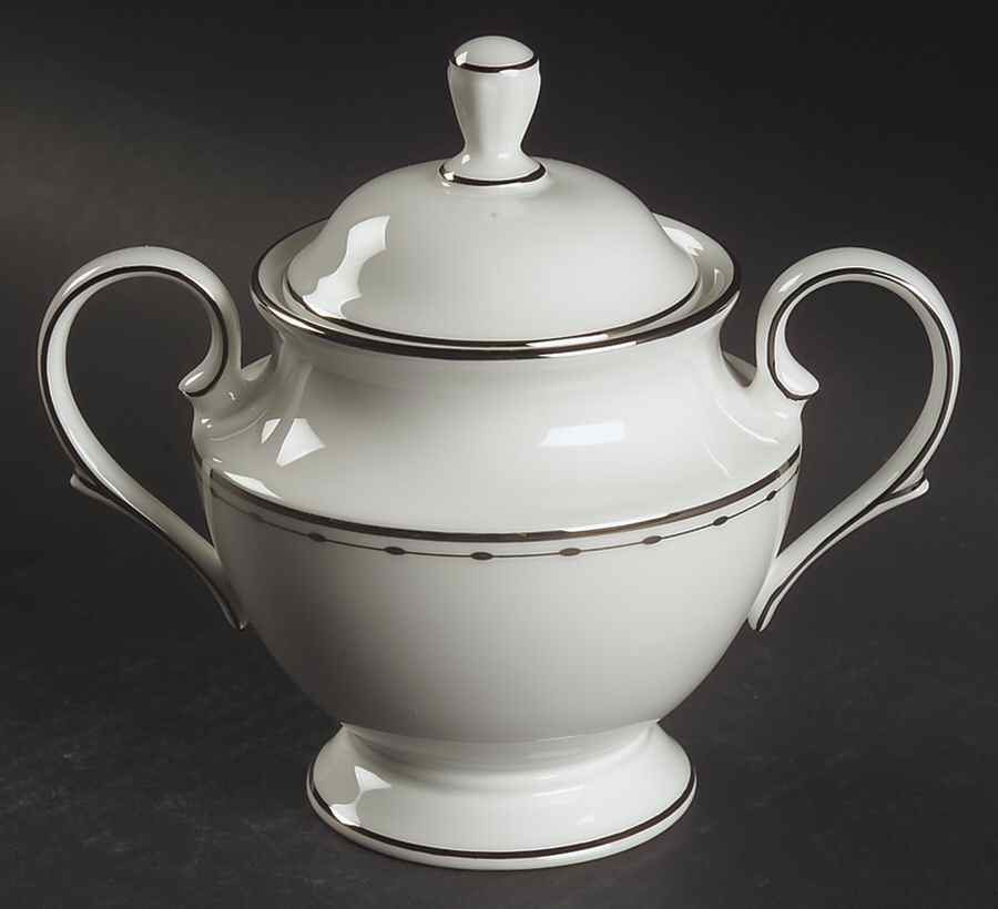 Grand Central Sugar Bowl & Lid by Lenox-1