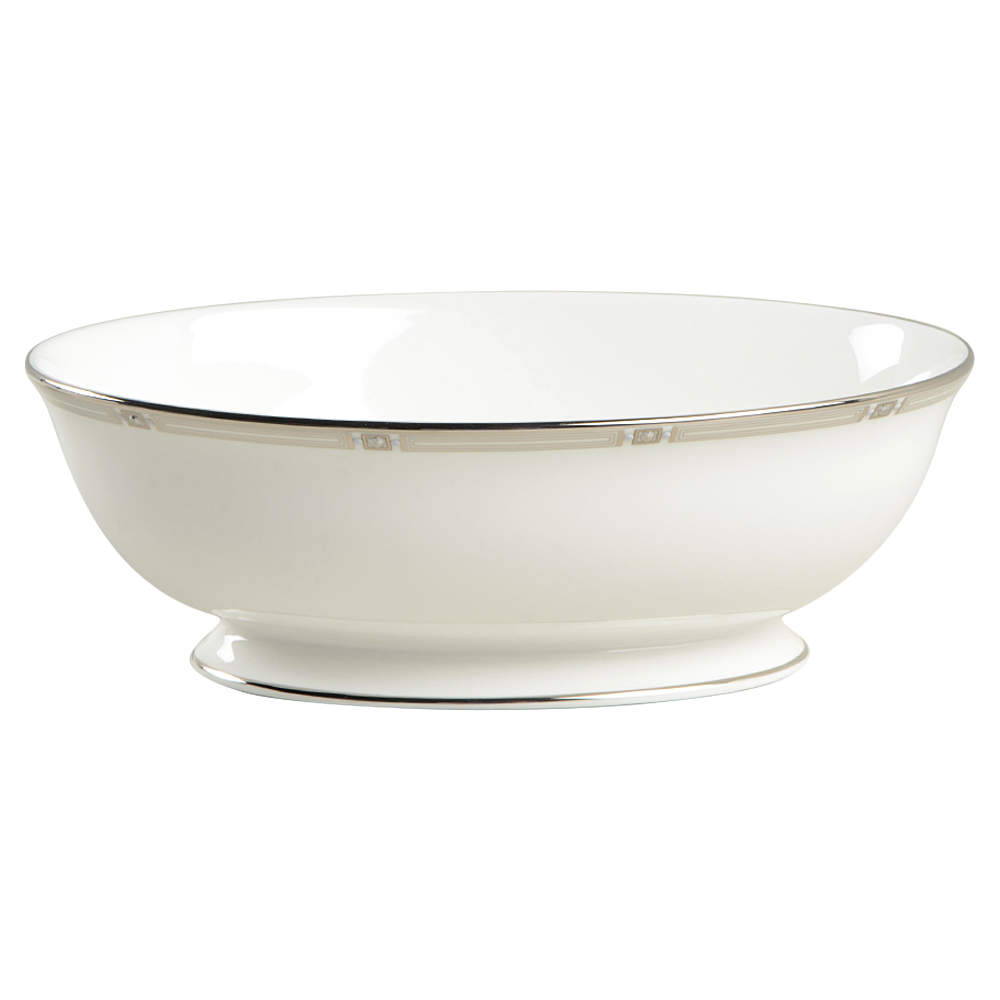 Westerly Platinum 9" Oval Vegetable Bowl by Lenox-1