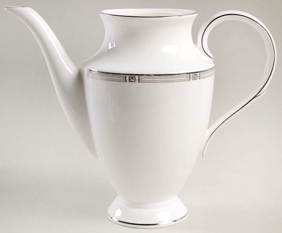 Westerly Platinum Coffee Pot No Lid by Lenox-1