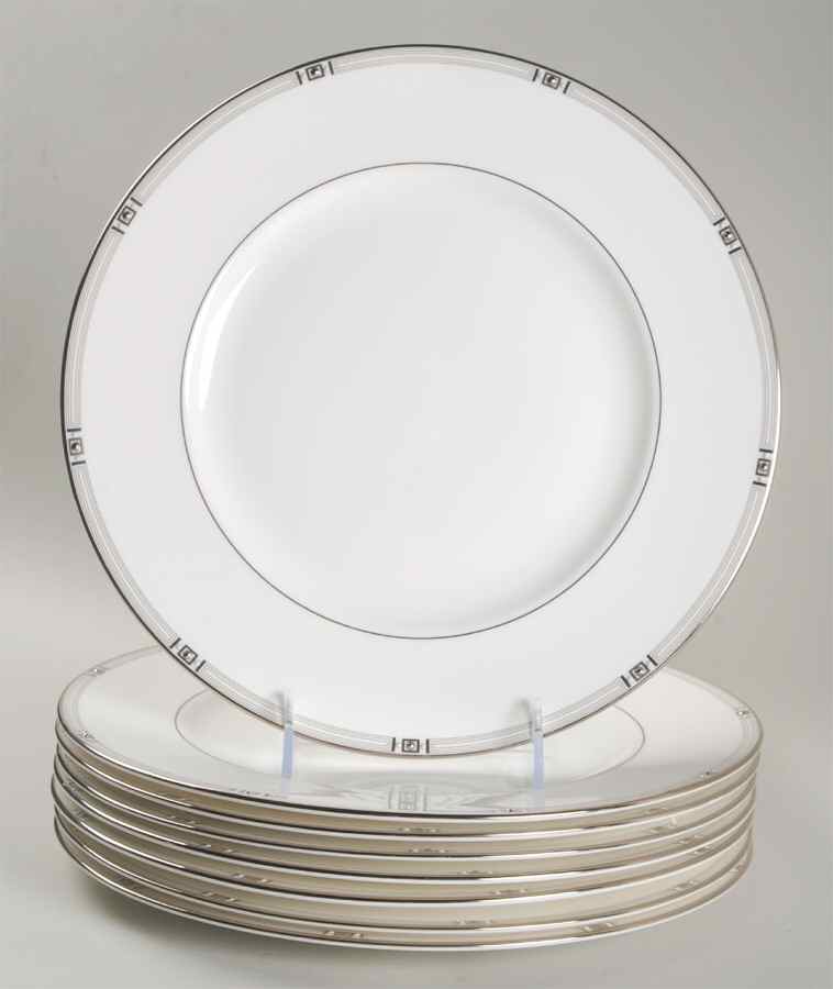 Westerly Platinum Dinner Plate - Set of 8 by Lenox-1