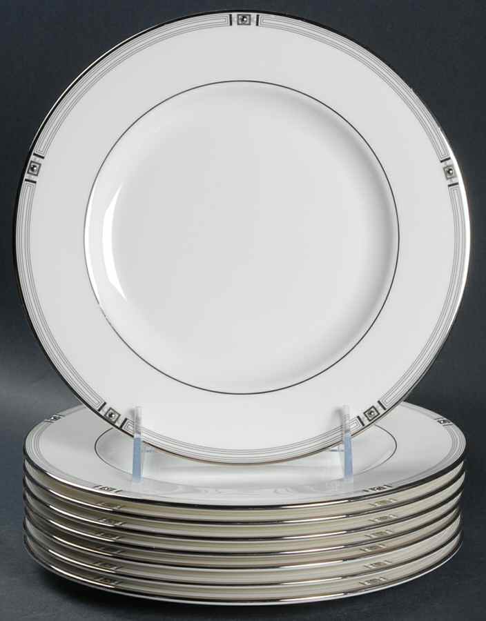 Westerly Platinum Salad Plate - Set of 8 by Lenox-1