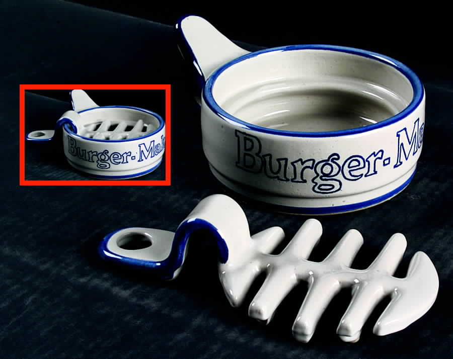 Blue Bands (2 Piece) Burger Maker Set by Louisville-1