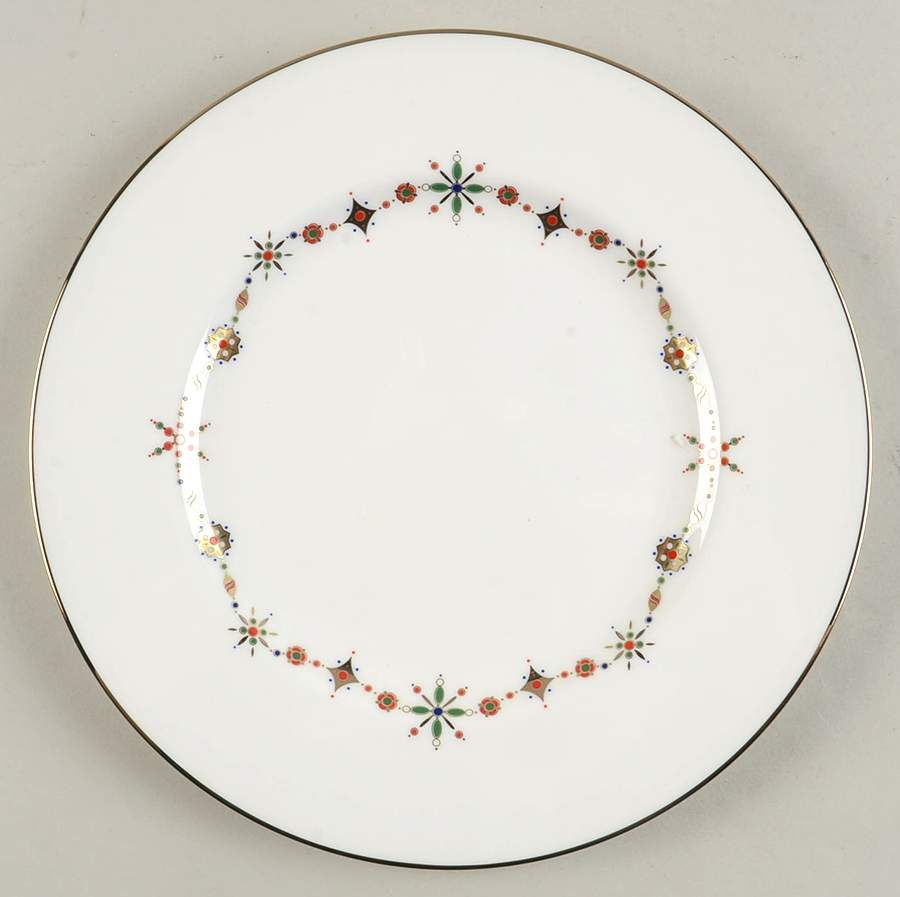 Eternal White Christmas Luncheon Plate by Lenox-1