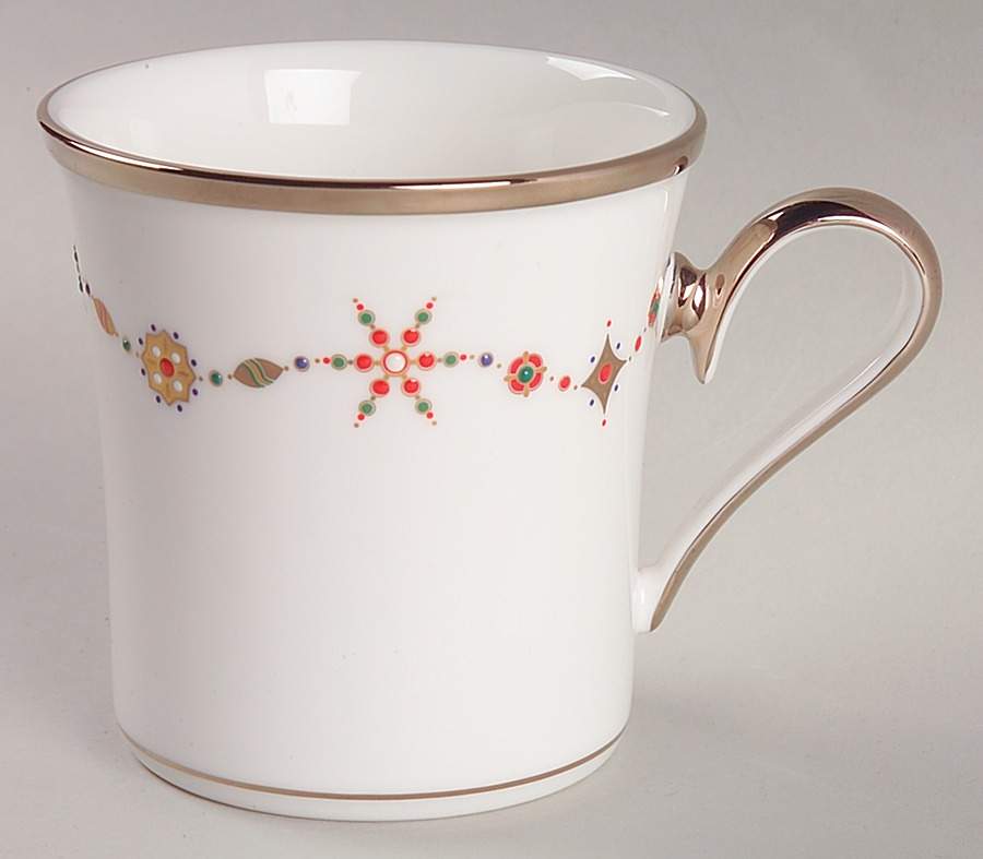 Solitaire White Christmas Mug by Lenox-1