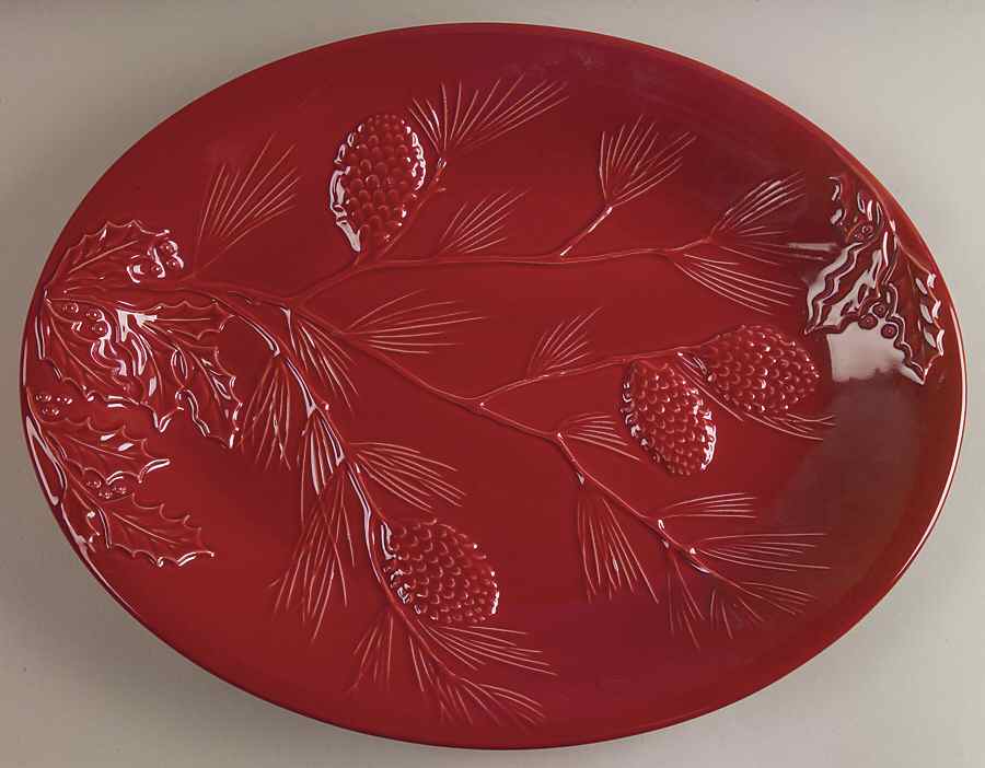 Rustic Berry 16" Oval Serving Platter by Lenox-1