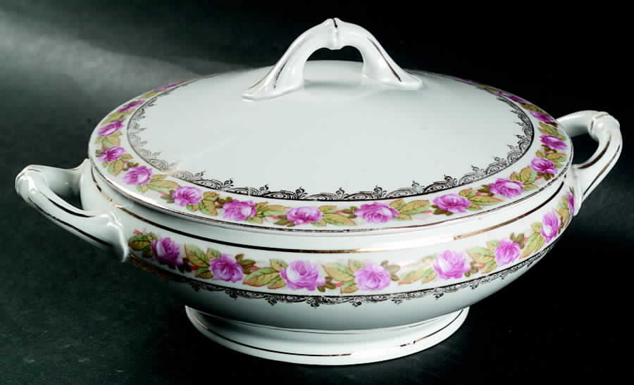 Lss122 Round Covered Vegetable by Lazarus Straus & Sons-1