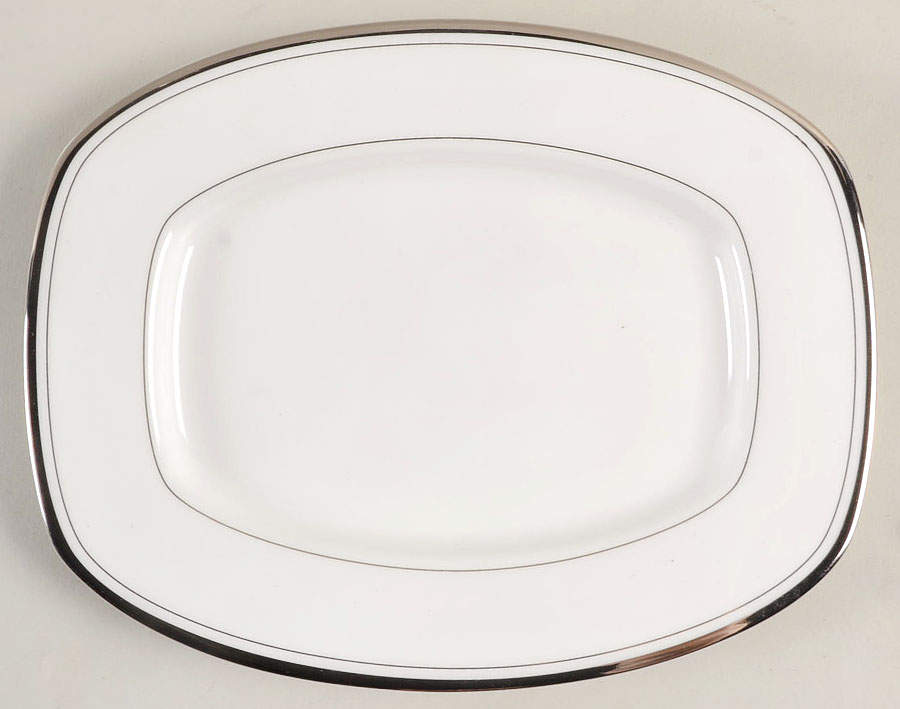 Library Lane Platinum Underplate for Gravy Boat by Lenox-1