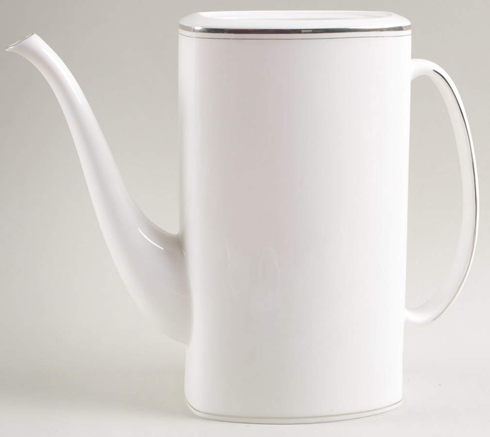 Library Lane Platinum Coffee Pot No Lid by Lenox-1