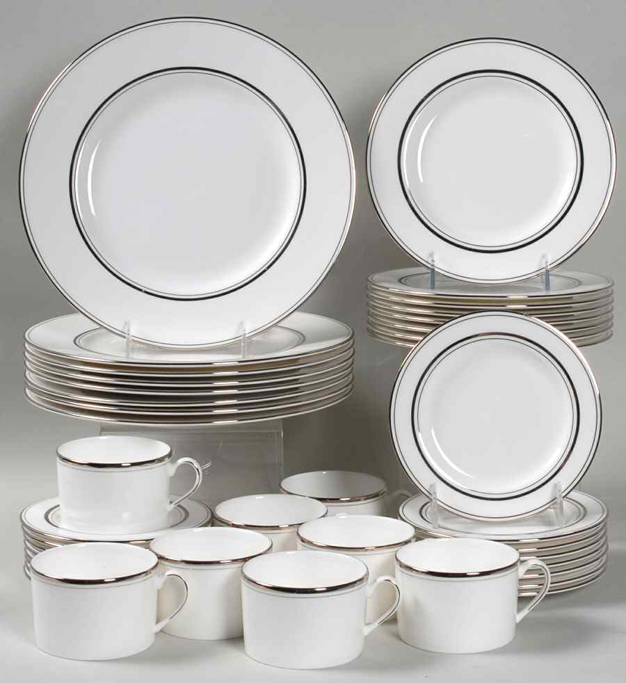 Library Lane Platinum 40 Piece Set by Lenox-1