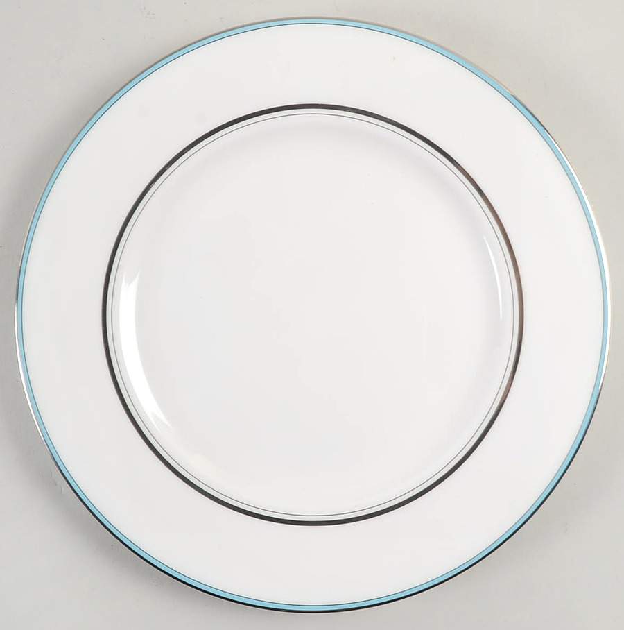 Library Lane Aqua Dinner Plate by Lenox-1