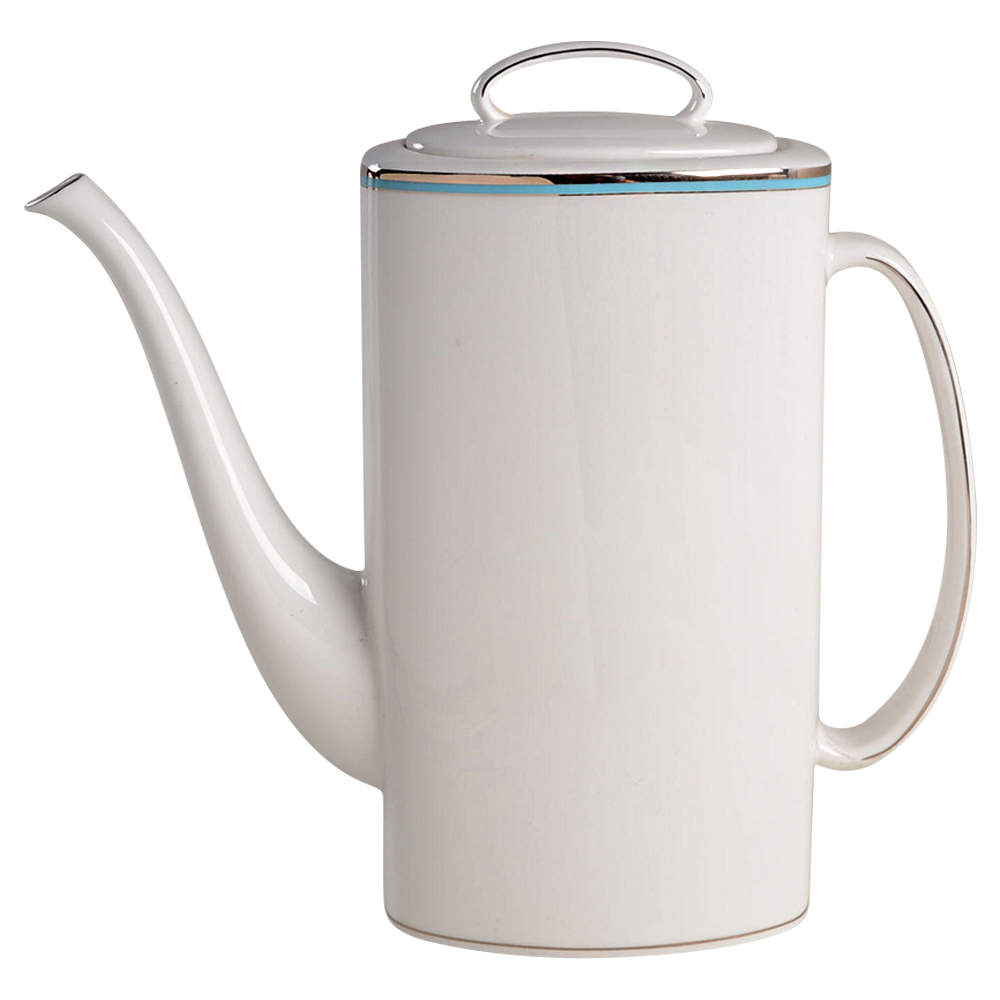 Library Lane Aqua Coffee Pot & Lid by Lenox-1