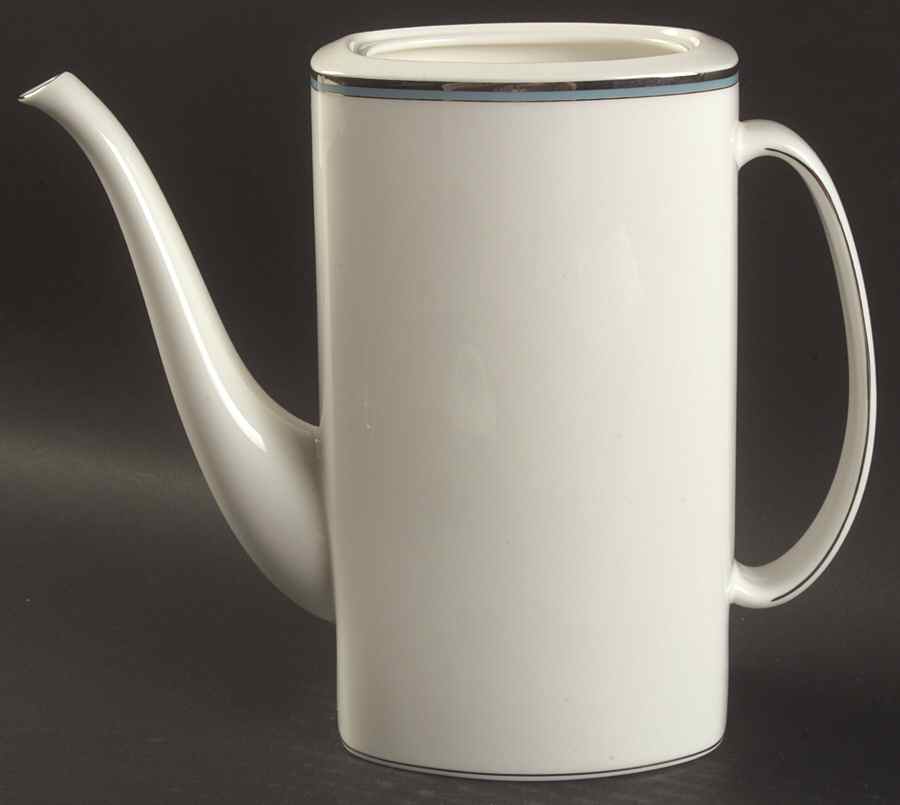 Library Lane Aqua Coffee Pot No Lid by Lenox-1