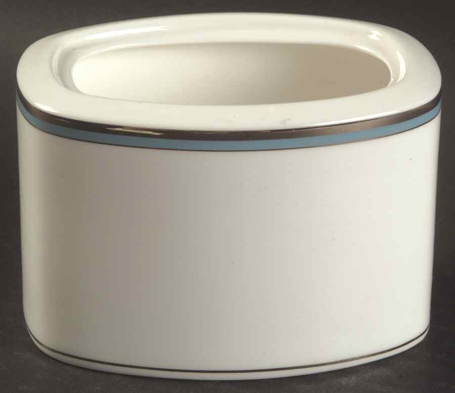 Library Lane Aqua Sugar Bowl No Lid by Lenox-1